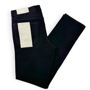 Everlane Uniform Men's The Slim 4-Way Stretch Jean 32x34 Black Organic